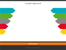Tablet Screenshot of chopper-apparel.de